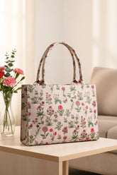 Fineur Canvas Tote Bag - Peach Blossom